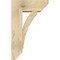 Ekena Millwork Thorton Slat Rough Sawn Bracket w/ Offset Brace, Douglas Fir, 8"W x 20"D x 32"H BKT0806X20X32THR06RDF - alternate 2